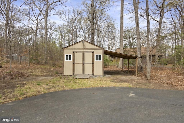 9 Twin Springs Dr, Fredericksburg, VA 22407 - view of shed with a carport