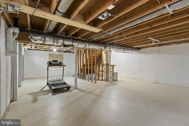 9 Twin Springs Dr, Fredericksburg, VA 22407 - view of unfinished basement