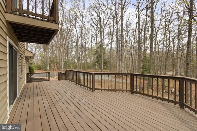 9 Twin Springs Dr, Fredericksburg, VA 22407 - view of wooden deck