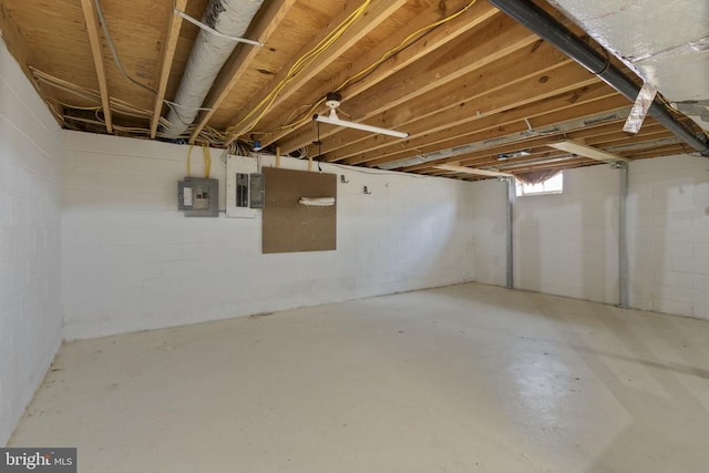9 Twin Springs Dr, Fredericksburg, VA 22407 - below grade area featuring electric panel and concrete block wall