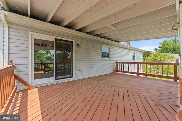  - view of deck