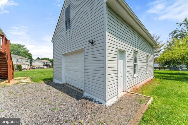  - garage with driveway