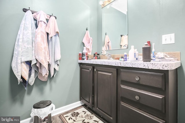 4253 Rolling Hills Dr, Culpeper, VA 22701 - bathroom with vanity and wood finished floors