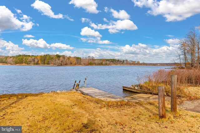 41 Carr Cir, Mineral, VA 23117 - dock featuring a water view