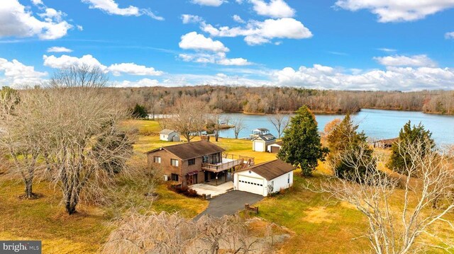 41 Carr Cir, Mineral, VA 23117 - view of subject property with a large body of water and a heavily wooded area