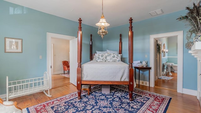 111 Main St S, Bridgewater, VA 22812 - bedroom featuring wood finished floors and baseboards