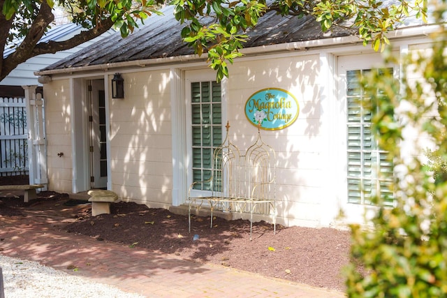 111 Main St S, Bridgewater, VA 22812 - property entrance with a standing seam roof and metal roof