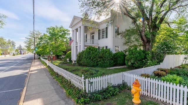 111 Main St S, Bridgewater, VA 22812 - view of property exterior featuring stucco siding