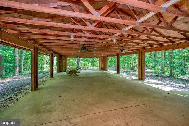10415 Shaw Dr, Spotsylvania, VA 22553 - view of patio / terrace featuring a ceiling fan and a carport