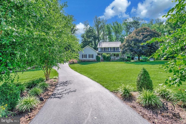 10415 Shaw Dr, Spotsylvania, VA 22553 - view of front of house with a front lawn
