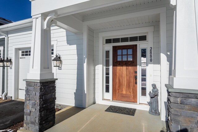 view of entrance to property