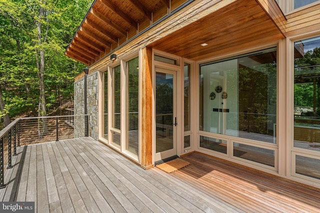 559 Bessie Bell Mountain Rd, Castleton, VA 22716 - view of deck