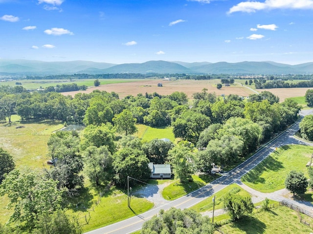 3416 Point Rd E, Elkton, VA 22827 - aerial view of sparsely populated area with a mountainous background