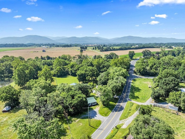 3416 Point Rd E, Elkton, VA 22827 - aerial view of sparsely populated area featuring mountains