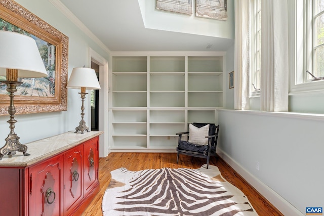 353 Bloomfield Rd, Charlottesville, VA 22901 - unfurnished room with light wood-style floors and ornamental molding