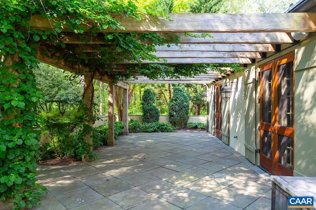 353 Bloomfield Rd, Charlottesville, VA 22901 - view of patio with a pergola