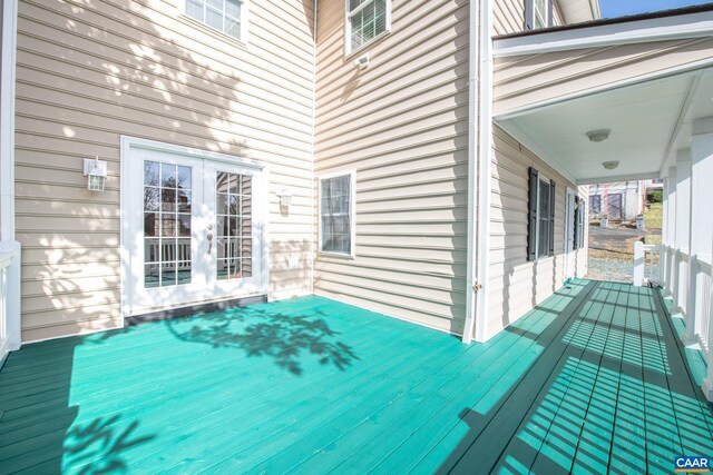 view of deck