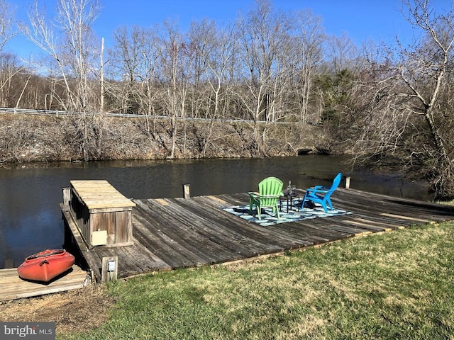 6905 Lakes Edge Way, Mineral, VA 23117 - dock with a water view