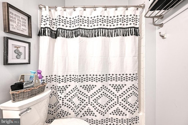 6905 Lakes Edge Way, Mineral, VA 23117 - bathroom featuring toilet and curtained shower