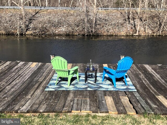 6905 Lakes Edge Way, Mineral, VA 23117 - dock area with a water view