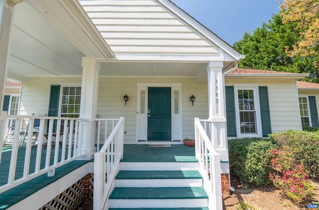 3340 Meadowfield Ln, Charlottesville, VA 22911 - entrance to property featuring covered porch