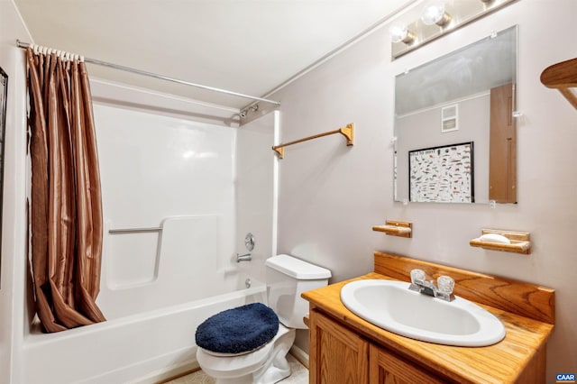 3340 Meadowfield Ln, Charlottesville, VA 22911 - full bathroom with toilet, shower / tub combo, and vanity