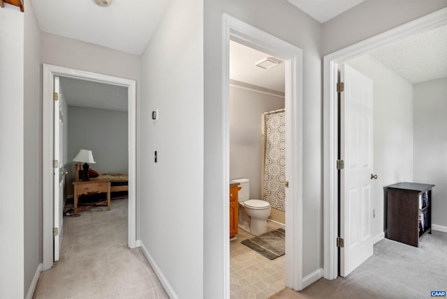3340 Meadowfield Ln, Charlottesville, VA 22911 - hall featuring light carpet and baseboards