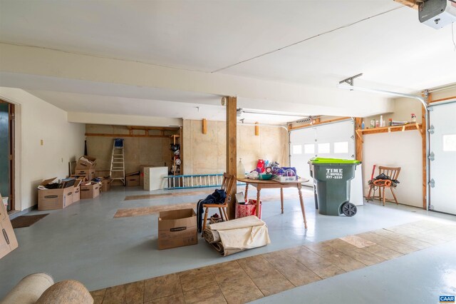 3340 Meadowfield Ln, Charlottesville, VA 22911 - below grade area with a garage and healthy amount of natural light