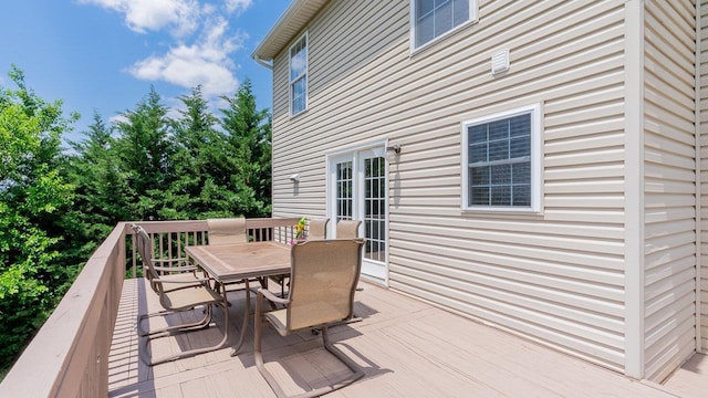 1411 Shenstone Dr, Harrisonburg, VA 22802 - deck featuring outdoor dining area