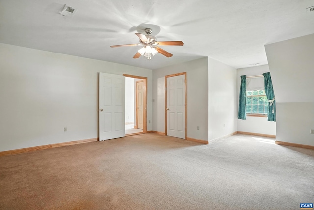 2070 Woodson Rd, Nelson, VA 22967 - empty room with light colored carpet and ceiling fan