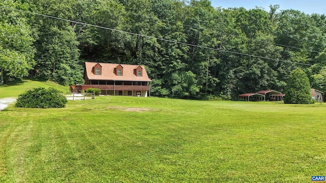 2070 Woodson Rd, Nelson, VA 22967 - view of green lawn with a view of trees
