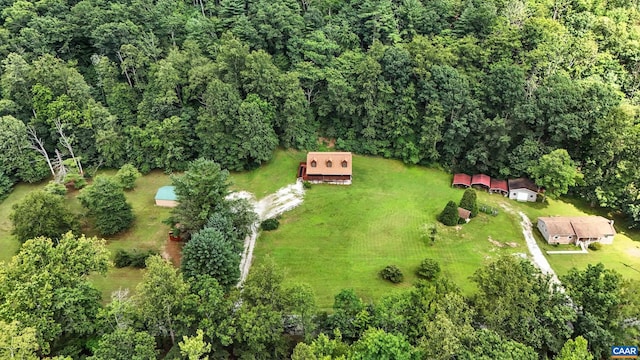 2070 Woodson Rd, Nelson, VA 22967 - aerial view of property and surrounding area featuring a forest