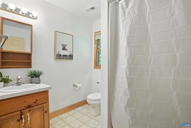 2070 Woodson Rd, Nelson, VA 22967 - full bath with vanity, a shower with curtain, and tile patterned floors