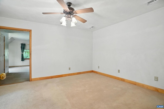 2070 Woodson Rd, Nelson, VA 22967 - unfurnished room featuring light carpet and ceiling fan