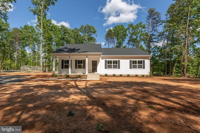 27000 Tatum Rd, Unionville, VA 22567 - view of front of home featuring a shingled roof and board and batten siding