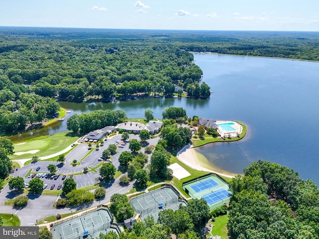 11708 Robin Woods Cir, Spotsylvania, VA 22551 - drone / aerial view of a large body of water