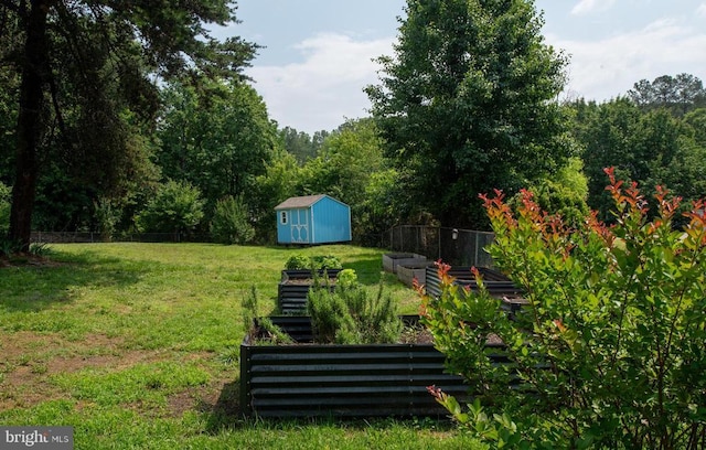 12203 Abner Ct, Fredericksburg, VA 22407 - view of yard with a garden