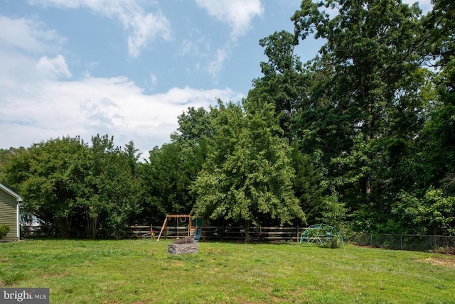 12203 Abner Ct, Fredericksburg, VA 22407 - view of yard with a playground