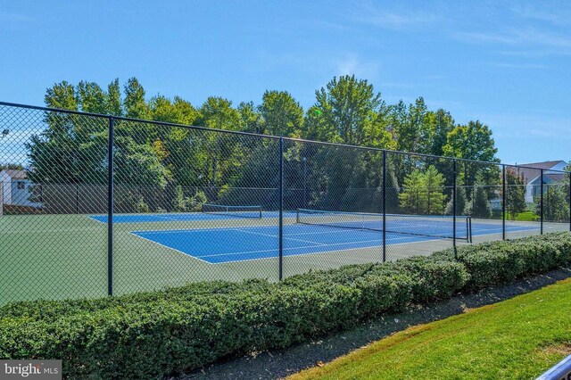 9404 Dalmahoy Ln, Fredericksburg, VA 22408 - view of tennis court featuring fence