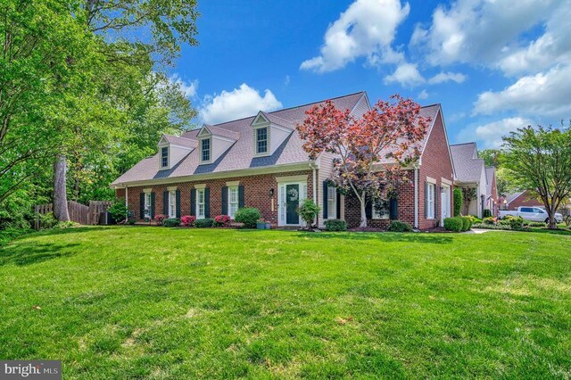 9404 Dalmahoy Ln, Fredericksburg, VA 22408 - cape cod house with brick siding