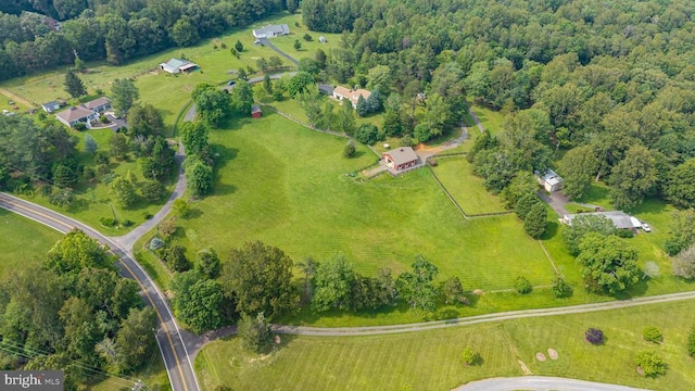 - aerial view of property and surrounding area featuring rural landscape
