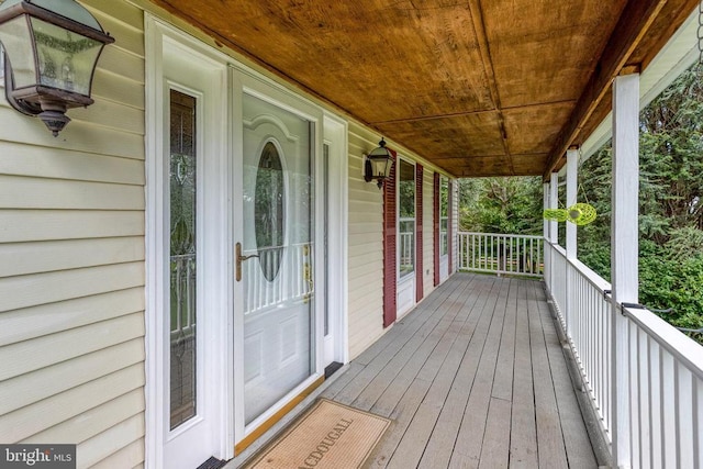  - view of wooden porch