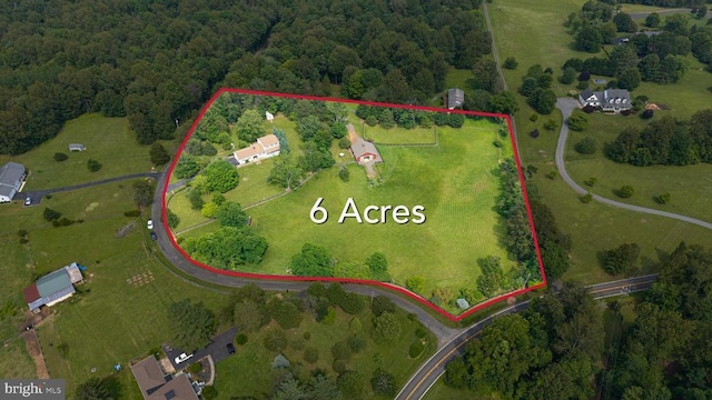  - aerial view of property's location featuring property boundaries highlighted