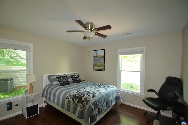 2090 Tavernor Ln, Charlottesville, VA 22911 - bedroom featuring wood finished floors and a ceiling fan