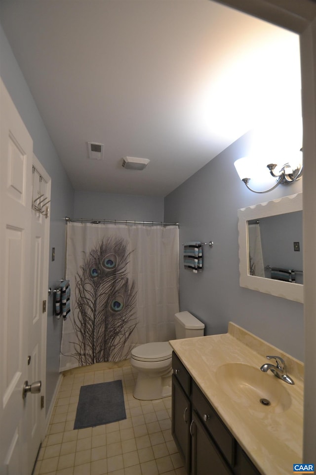 2090 Tavernor Ln, Charlottesville, VA 22911 - full bathroom with vanity, tile patterned floors, and curtained shower