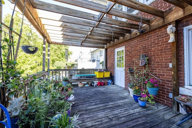 289 Newman Ave, Harrisonburg, VA 22801 - view of wooden terrace