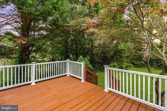 10807 Bent Tree Dr, Fredericksburg, VA 22407 - deck featuring a lawn