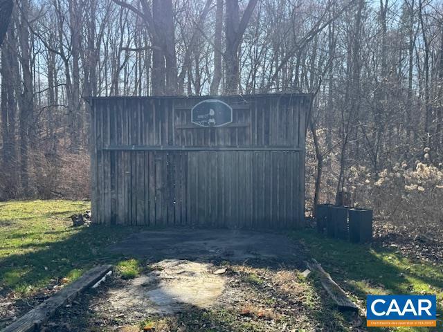 4473 Old Sand Rd, Schuyler, VA 22969 - view of gate featuring an outbuilding