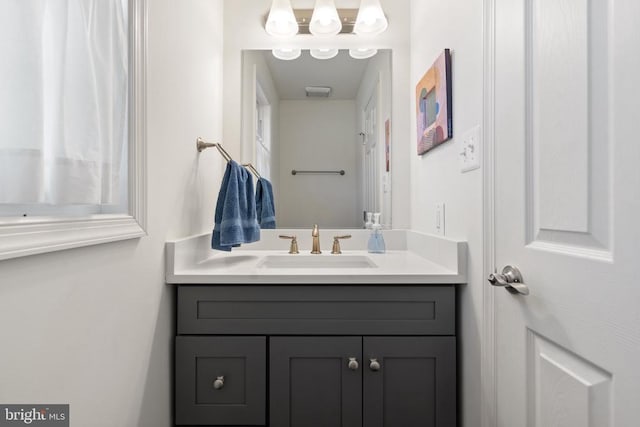  - bathroom featuring vanity