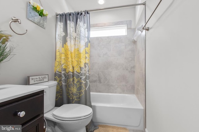 3801 Drayton Ct, Fredericksburg, VA 22408 - bathroom featuring vanity and shower / bath combo